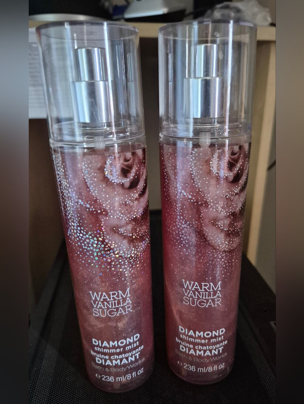 2, Never Used, Bath & Body Works Warm Vanilla Sugar Diamond Shimmer Mist